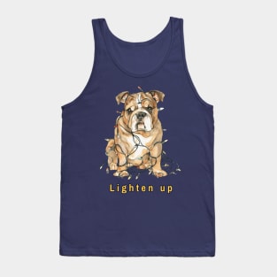 Lighten up English Bulldog Tank Top